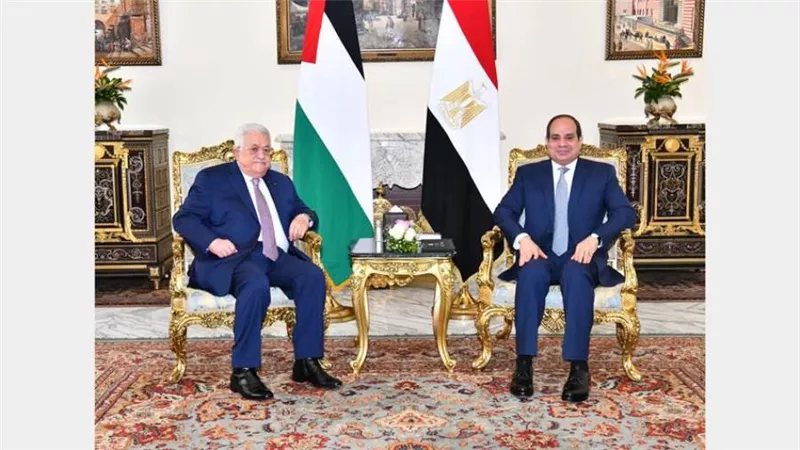 الرئيس الفلسطيني يصف الجهود المصرية في دعم القضية الفلسطينية ب