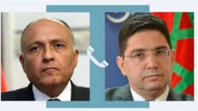 وزير الخارجية يتلقى اتصالاً هاتفيًا من نظيره المغربي لبحث تعزيز علاقات البلدين