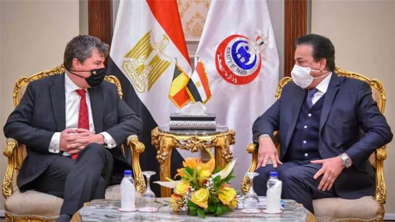 د. خالد عبد الغفار يستقبل 