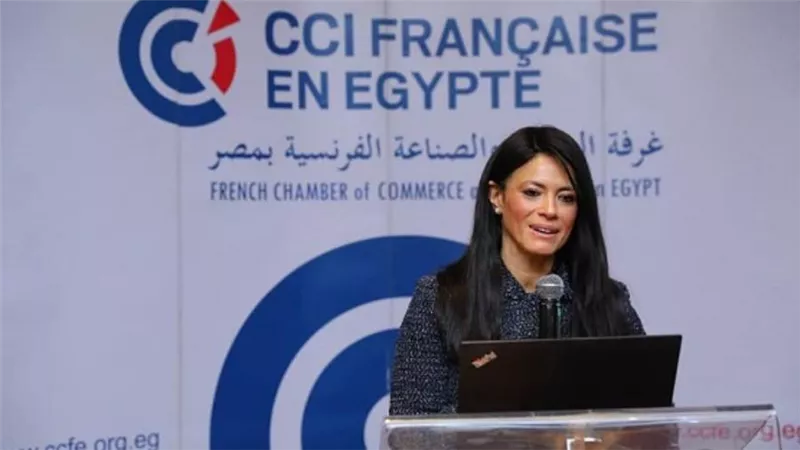 رانيا المشاط تلتقى أعضاء غرفة التجارة والصناعة الفرنسية في مصر (صور)