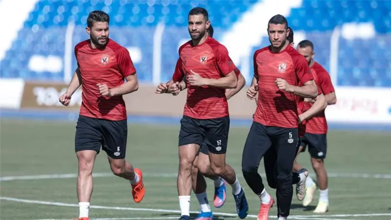 الأهلي يختتم تدريباته قبل مواجهة الهلال السوداني في دوري الأبطال  