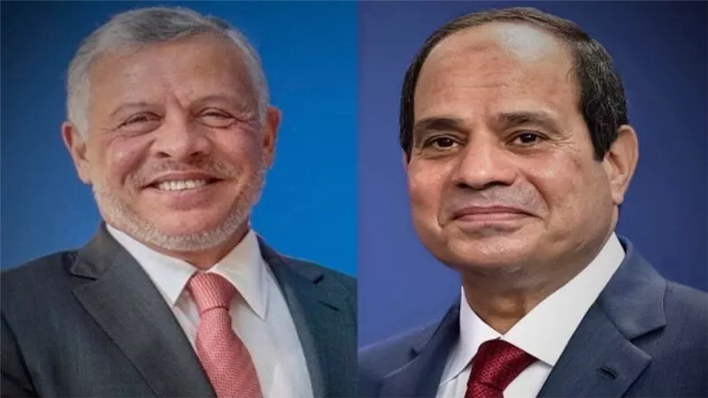 الرئيس السيسي يتلقى اتصالا هاتفيا من ملك الأردن
