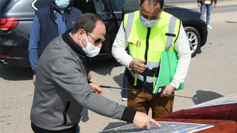 الرئيس السيسي يوجه بتوفير الخدمات وتوسعة الطرق والمحاور الجديدة بالقاهرة