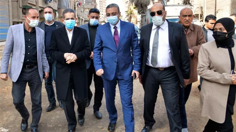 محافظ الغربية يتفقد كورنيش المحلة وأعمال الرصف بالمحلة الكبرى