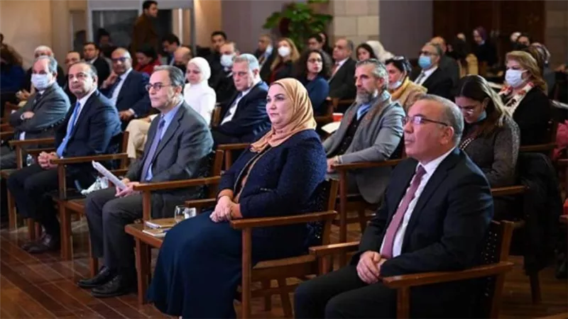 وزيرة التضامن تشارك في إطلاق المعمل المصري لقياس الأثر لتحسين نتائج التنمية (صور)