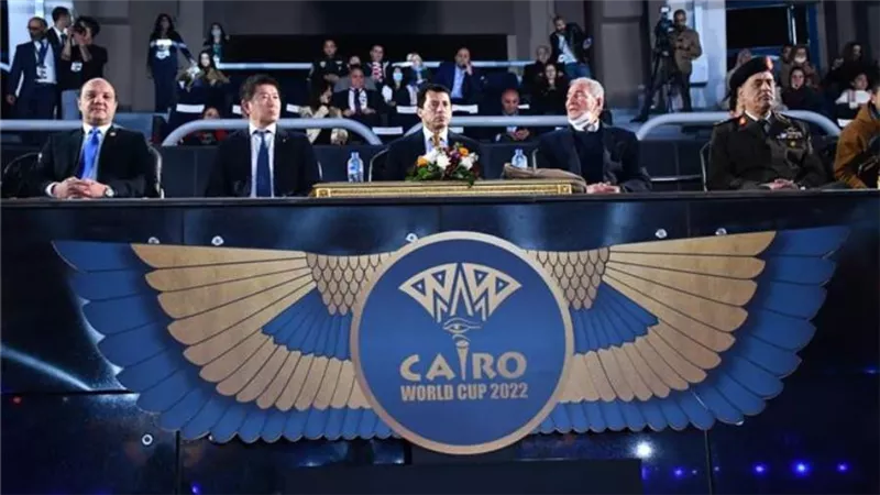 وزير الرياضة يفتتح كأس العالم للجمباز بمجمع صالات استاد القاهرة الدولي
