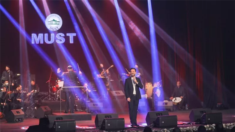 بالصور.. وائل جسار يتألق فى حفل كامل العدد بأوبرا جامعة مصر للعلوم والتكنولوجيا