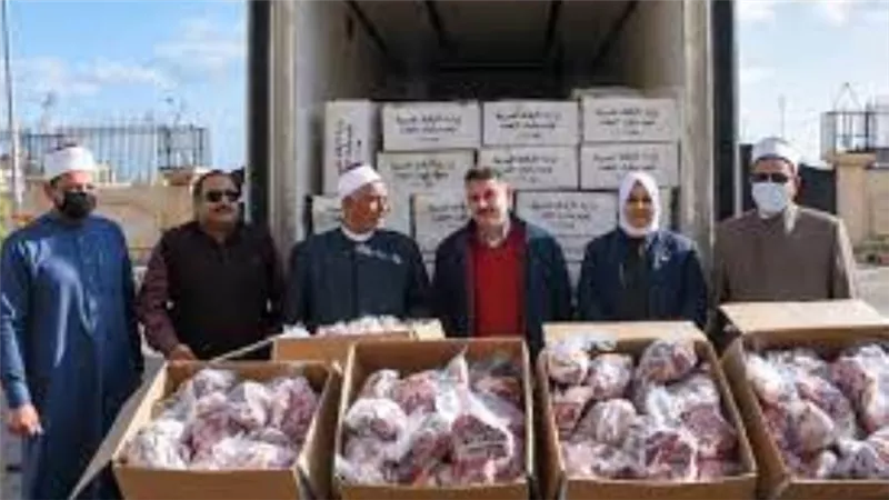 توزيع 2 طن لحوم على 2000 أسرة بالاسكندرية