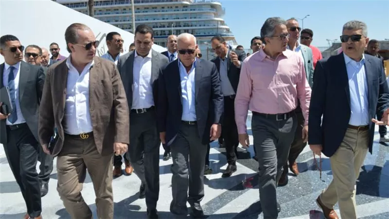 وزير الاثار ومحافظ بورسعيد يتفقدون أرض متحف بورسعيد القومي