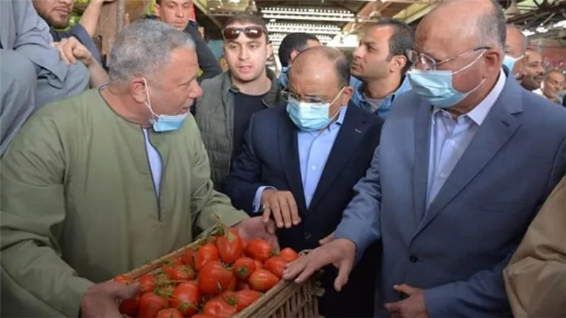 وزير التنمية المحلية ومحافظ القاهرة يتفقدان سوق العبور لمتابعة الأسعار (صور)