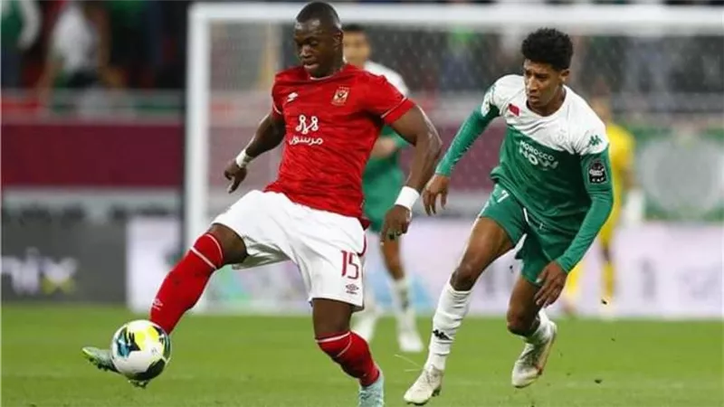 الأهلي يتقدم على الرجاء المغربي 2-1 في الشوط الأول 