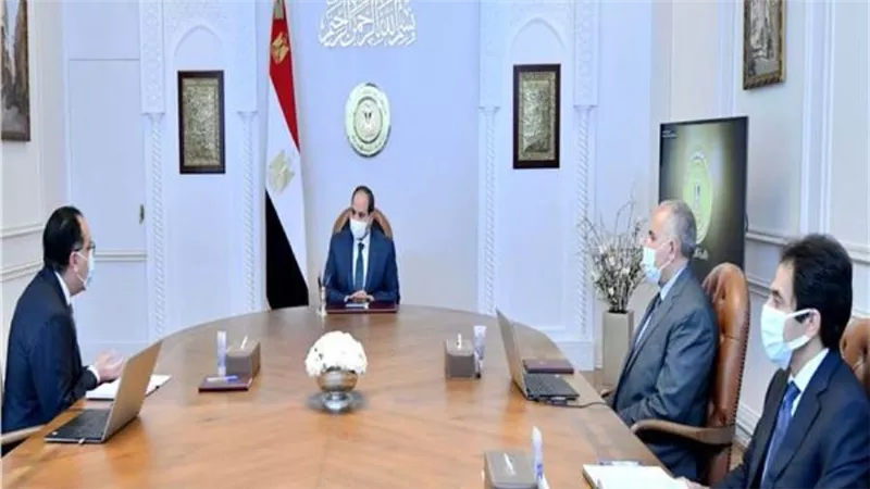 الرئيس السيسي يوجه بالتوسع في نشر نظم الري الحديث للأراضي الزراعية
