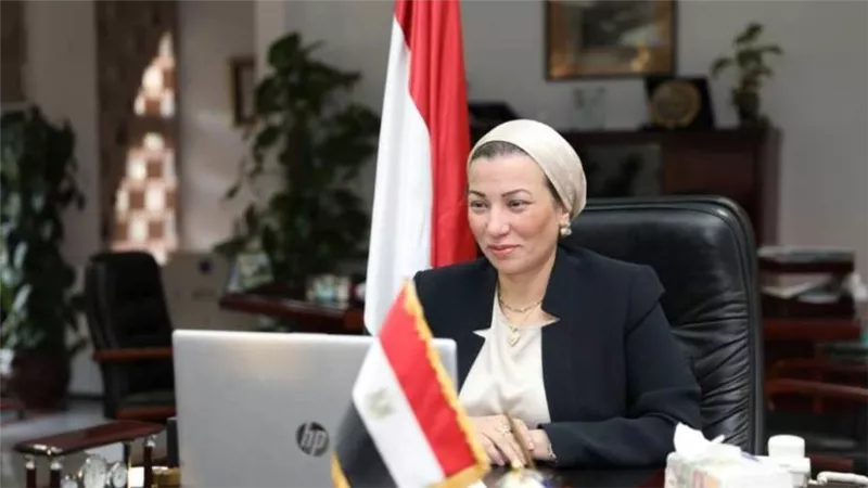 وزيرة البيئة تبحث مع مسئولي الغرفة الألمانية العربية للصناعة والتجارة التعاون المشترك