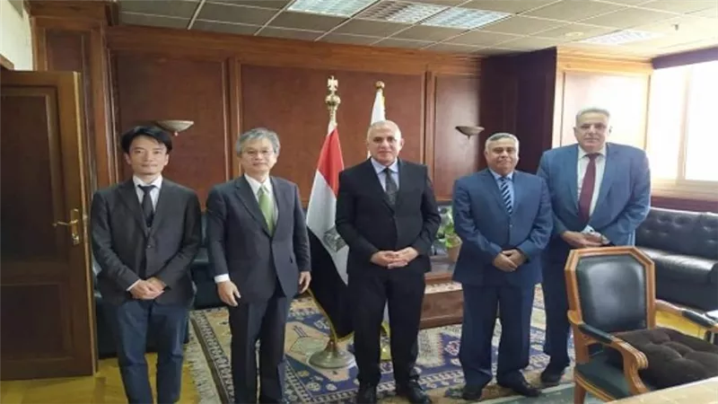 وزير الري بحث مع السفير الياباني مجالات التعاون المشترك بين البلدين (صور)