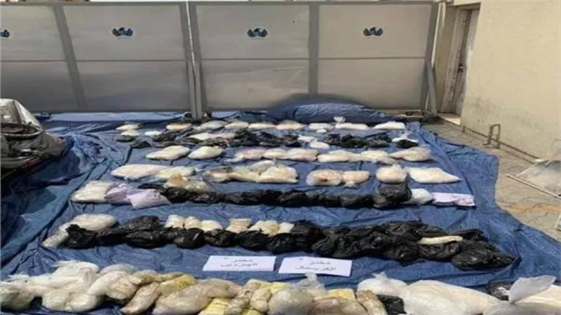 الداخلية تضبط شحنة مخدرات ب 44 مليون جنيه بالسويس