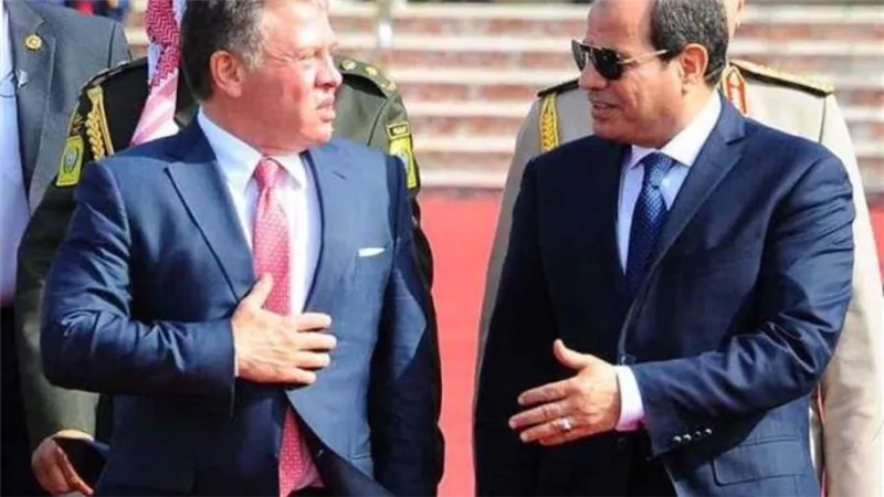 الرئيس السيسي يتلقى التعازي من العاهل الأردني في شهداء القوات المسلحة