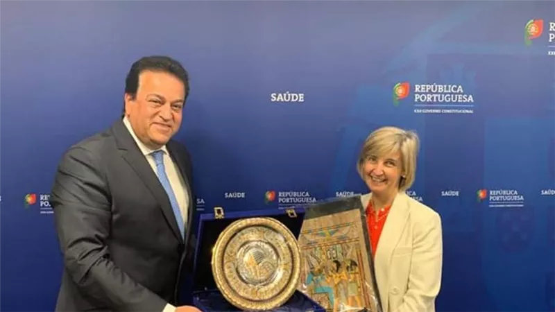 د. خالد عبد الغفار يبحث مع نظيرته البرتغالية التعاون في مواجهة الطوارئ الصحية وتدريب الفرق الطبية (صور)