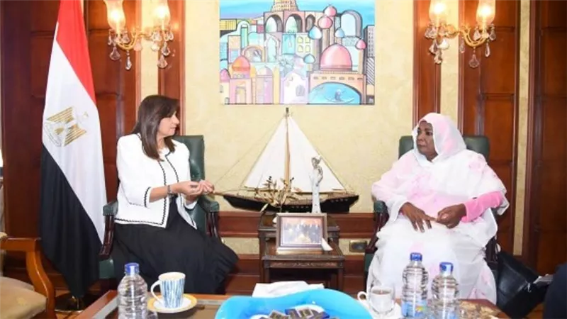 وزيرة الهجرة تستقبل وزيرة العمل السودانية لبحث تبادل الخبرات في ملف المهاجرين والعاملين بالخارج (صور) 
