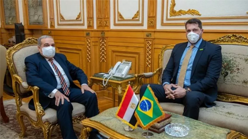وزير الإنتاج الحربي يبحث مع الوزير الوطني للمنتجات الدفاعية البرازيلية سبل تعزيز التعاون المشترك (صور)