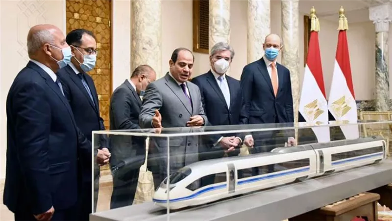 بتوصية من الرئيس السيسي.. منظومة قطار كهربائي سريع لخدمة 60 مدينة و90% من المصريين