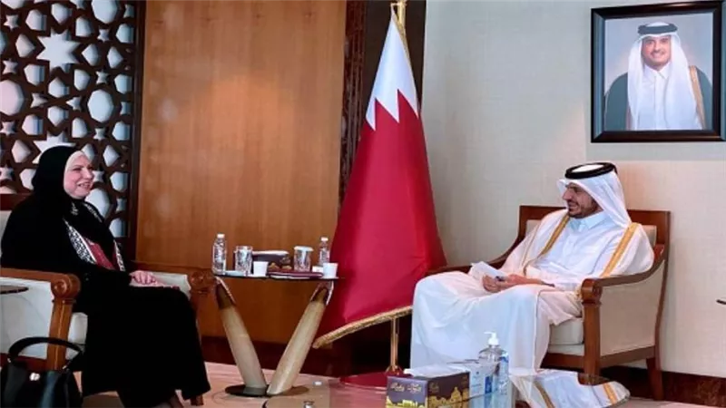 وزيرة التجارة تلتقي نظيرها القطري لبحث سبل تنمية وتطوير علاقات التعاون الاقتصادي المشترك