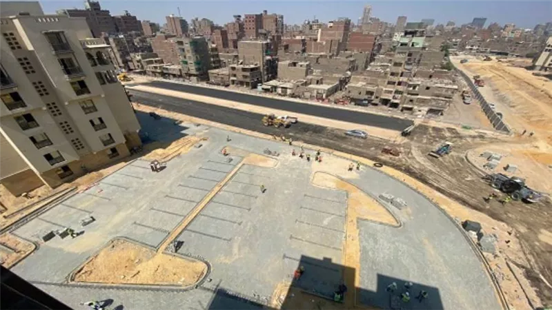 نائب وزير الإسكان يتفقد الموقف التنفيذي لمشروع تطوير 