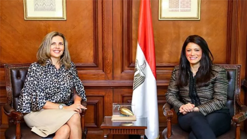 وزيرة التعاون الدولي تلتقي رئيس شركة أمازون ويب سيرفيزس لبحث مجالات التعاون المشترك