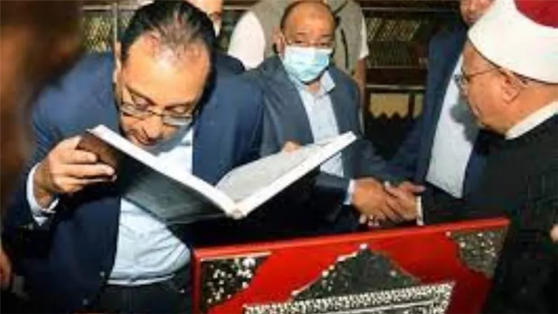  مدبولي يتفقد أعمال تطوير مسجد السيد البدوي بطنطا