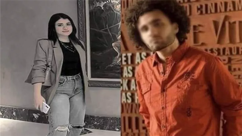 وصول المتهم بقتل فتاة المنصورة للمحكمة قبل بدء الجلسة