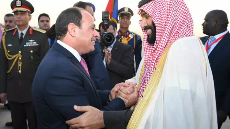 السيسي يستقبل الأمير بن سلمان ولي عهد السعودية