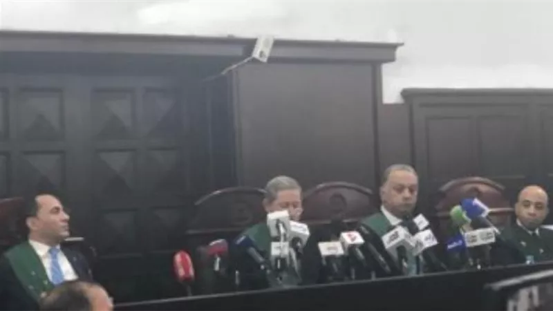 كلمة رئيس محكمة جنايات المنصورة فى محاكمة قاتل الطالبة نيرة أشرف