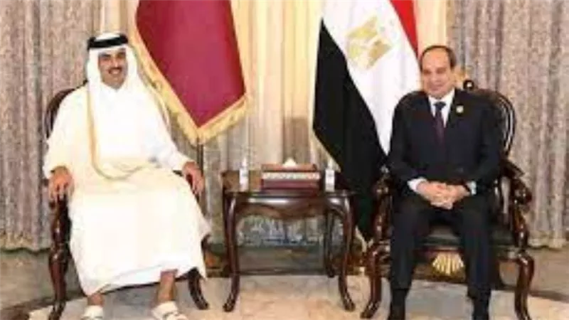 الرئيس السيسي يتلقى اتصالا هاتفيا من أمير قطر للتهنئة بعيد الأضحى المبارك