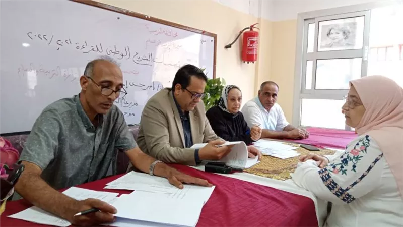 وكيل تعليم الغربية.. يشهد التصفيات النهائية لمسابقة المشروع الوطني للقراءة للمعلم المثقف 