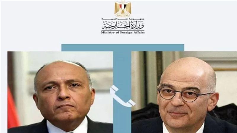 وزير الخارجية يتلقى اتصالا هاتفيا من نظيره اليوناني