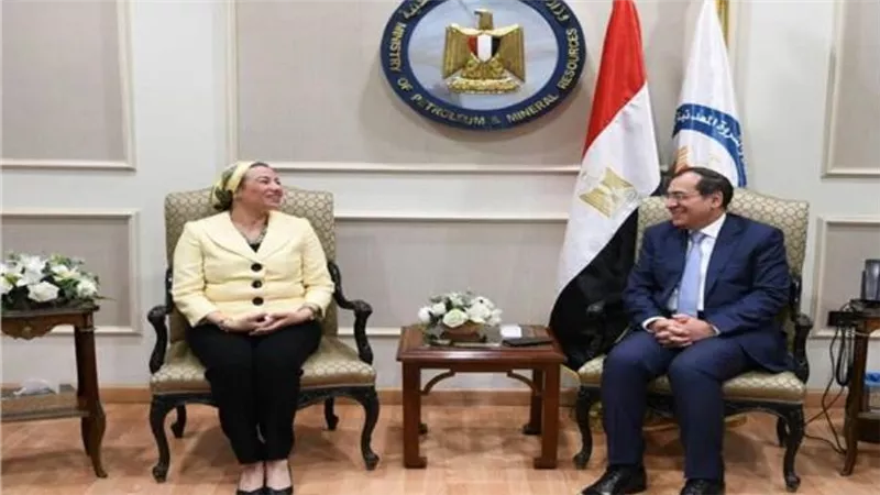 وزيرا البترول والبيئة يبحثان تنظيم فعاليات لخفض الكربون بالصناعات البترولية 