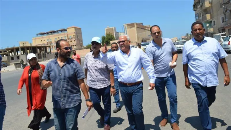 محافظ بورسعيد:قرب الانتهاء من تطوير ورفع كفاءة شارع السيد سرحان بحي الزهور