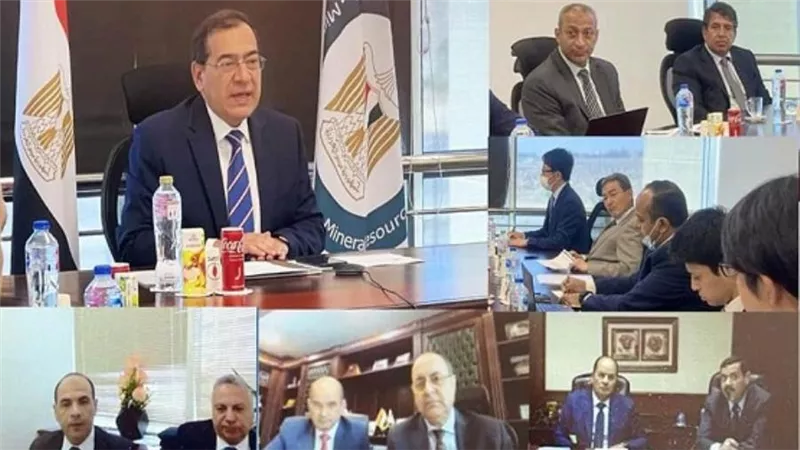وزير البترول يبحث مع وفد تويوتا اليابانية الدراسة المبدئية لإنتاج الأمونيا الزرقاء منخفضة الكربون (صور)