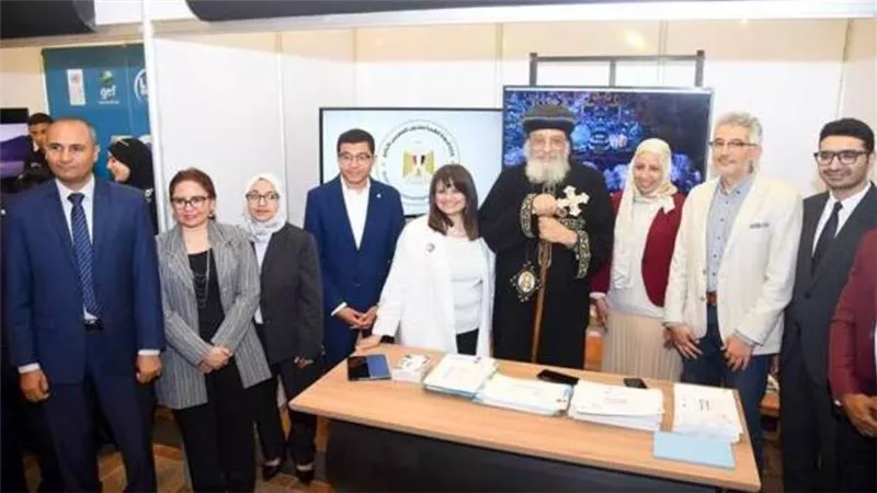 بحضور البابا تواضروس.. افتتاح جناح وزارة الهجرة بمعرض لوجوس 