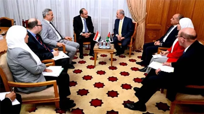 وزير التجارة يبحث مع نظيره الأردني سبل تنمية وتطوير العلاقات التجارية والصناعية والاستثمارية بين البلدين (صور)