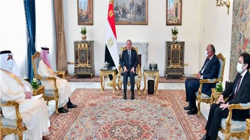 الرئيس السيسي يستقبل وزير خارجية السعودية