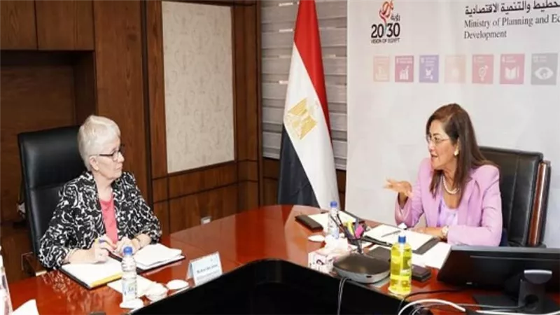 وزيرة التخطيط تناقش مع منظمة التعاون الاقتصادي والتنمية الخطوات التنفيذية للبرنامج القُطري لمصر (صور)