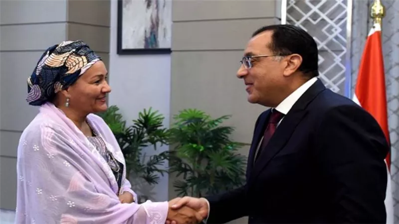 رئيس الوزراء يلتقي نائبة الأمين العام للأمم المتحدة والوفد المرافق لها بالعاصمة الإدارية (صور)