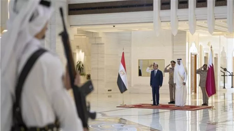الأمير تميم: سعيد بزيارة الرئيس عبد الفتاح السيسي للدوحة 
