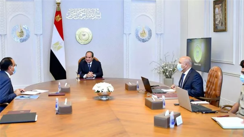 السيسي يوجه بسرعة إنهاء الأعمال في شبكة الطرق بالدلتا خلال 2023