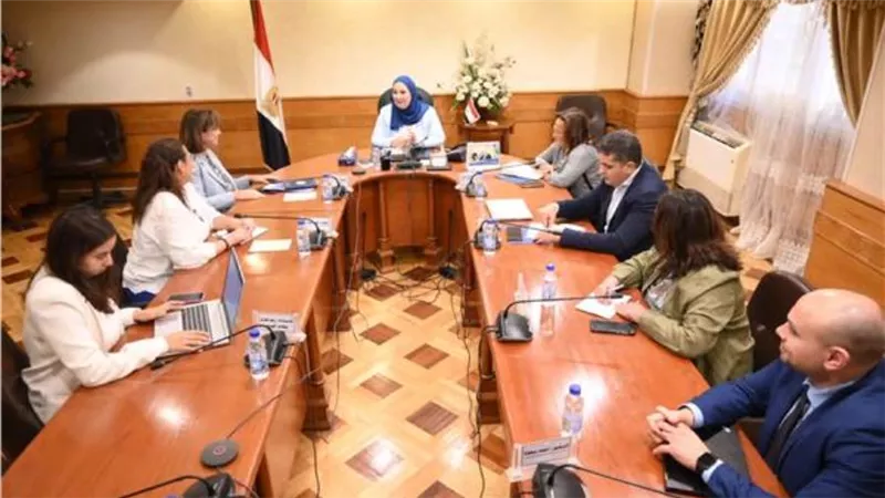 «القباح» تناقش التعاون بين وزارة التضامن وهيئات الأمم المتحدة في مصر 
