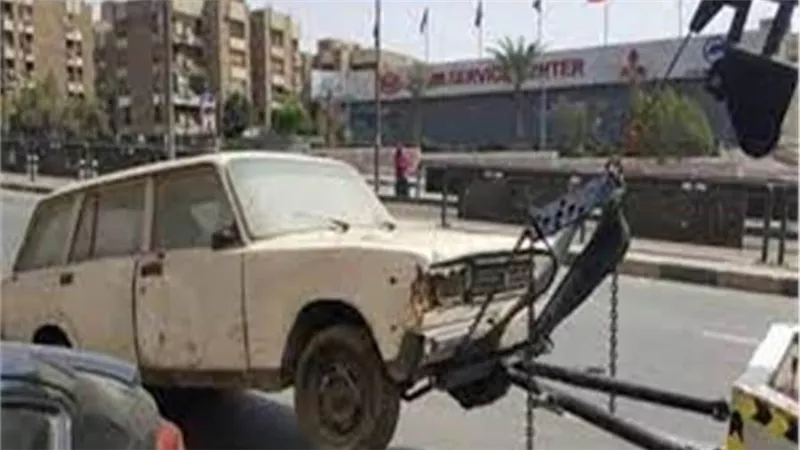«أوناش المرور» ترفع 55 سيارة ودراجة نارية متهالكة من الشوراع والميادين 