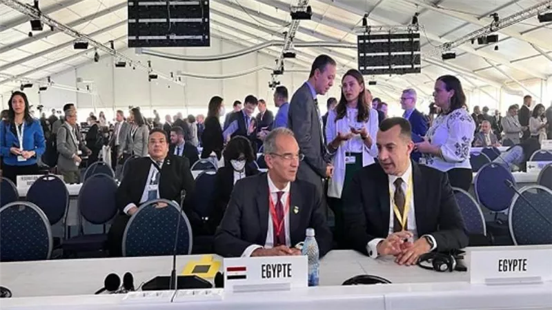 وزير الاتصالات يشارك في فعاليات افتتاح مؤتمر المندوبين المفوضين برومانيا (صور)