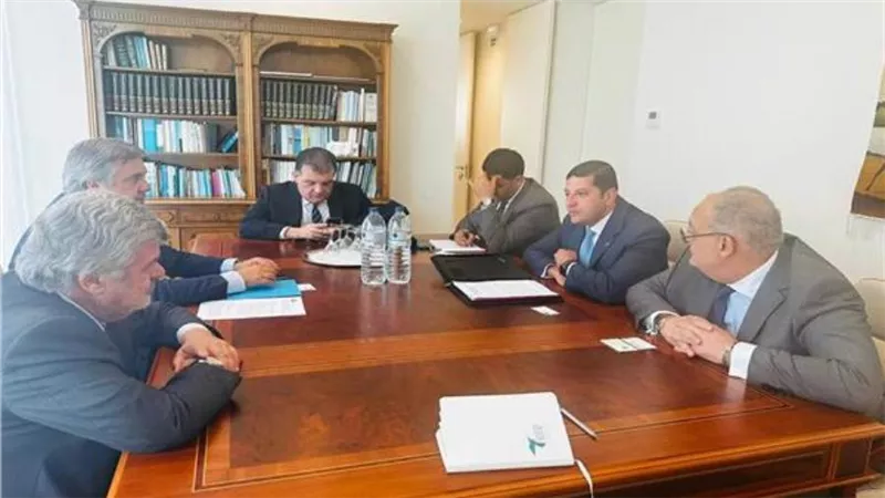 «عبد الوهاب» يستعرض الفرص الاستثمارية الواعدة في مصر أمام مسئولي البرتغال