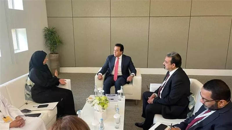 وزير الصحة يهنئ نظيرته القطرية على نجاح مؤتمر القمة العالمي للابتكار في الرعاية الصحية