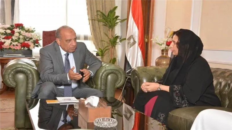 وزير قطاع الأعمال العام يبحث مع سفيرة الإمارات بالقاهرة تعزيز التعاون الاقتصادي والاستثماري (صور)